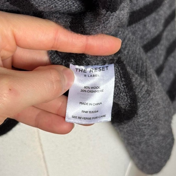 The Reset R Label Striped Sweater - Picture 6 of 8